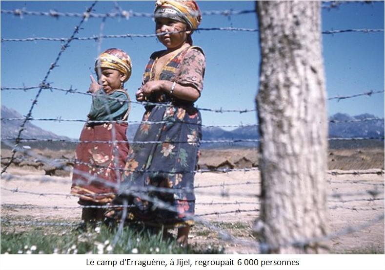 les camps de regroupement de la population région des aurès et la kabylie