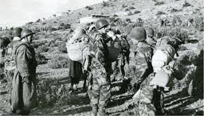 Guerre d'algérie novembre 1954 ratissage au djebel chélia aurès