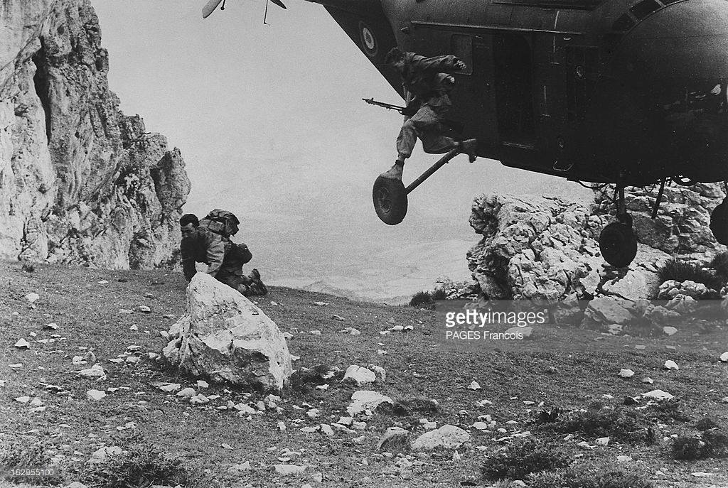 Operations dans las Aures. Guerre d'Algérie, Mai 1956 : Chélia région des Aurès