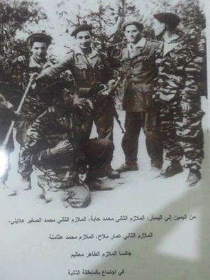 ضباط جيش التحرير الوطني بمنطقة الأوراس .