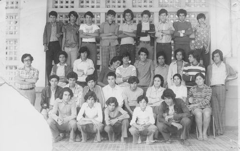 Classe de 4° AMB2 (1974-1975 collège Berri)