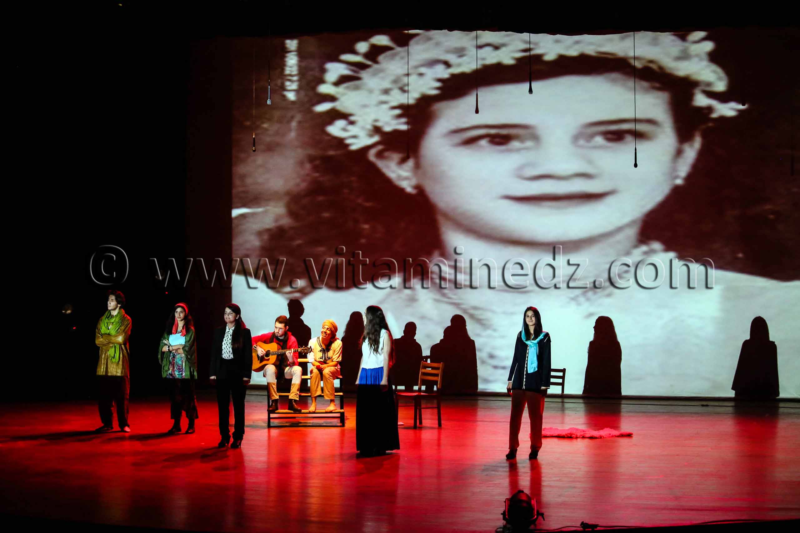 Tlemcen, association la grande maison  la représentation de la pièce de théâtre ''Un legs qui nous parle''