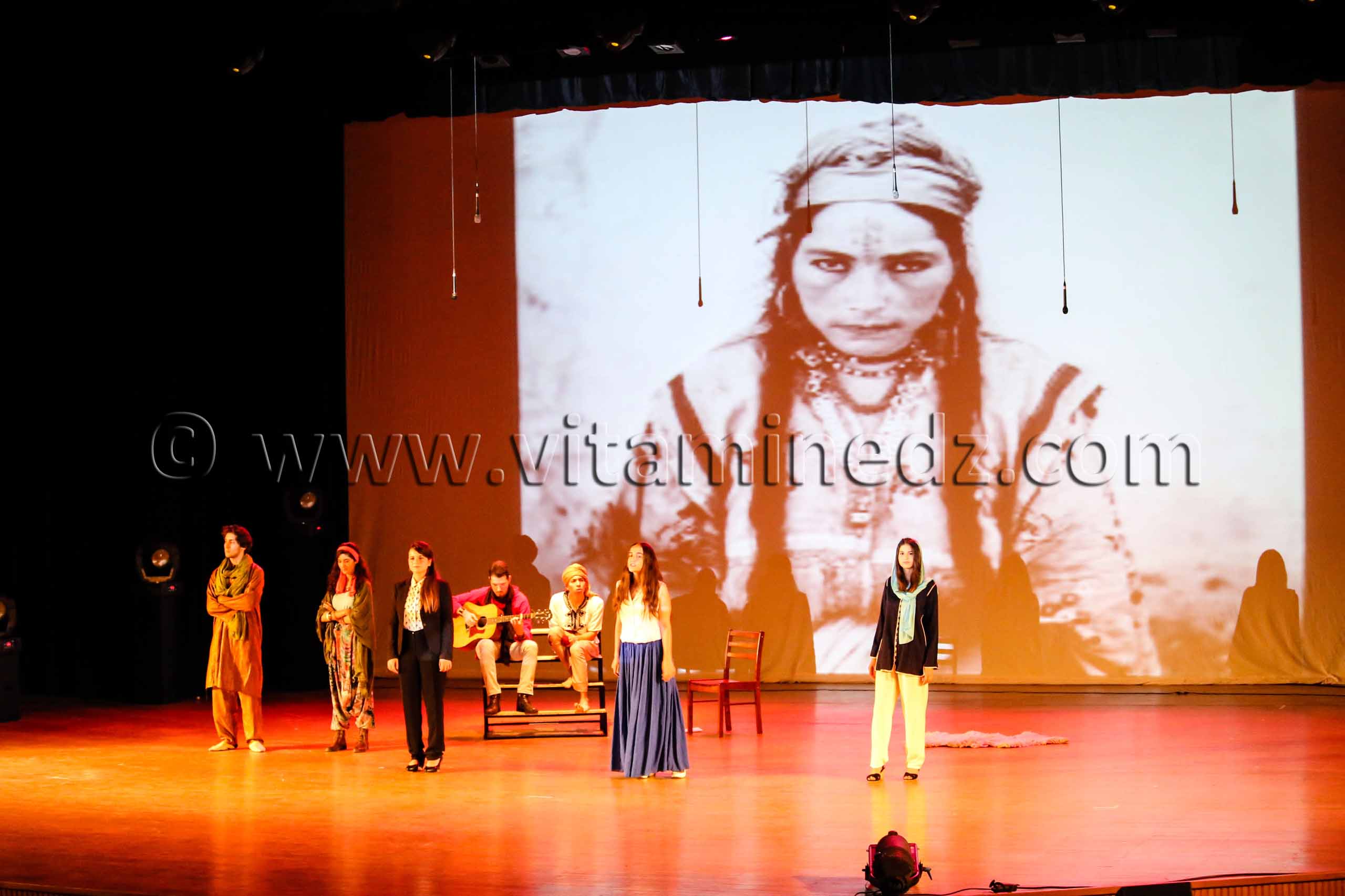 Tlemcen, association la grande maison  la représentation de la pièce de théâtre ''Un legs qui nous parle''