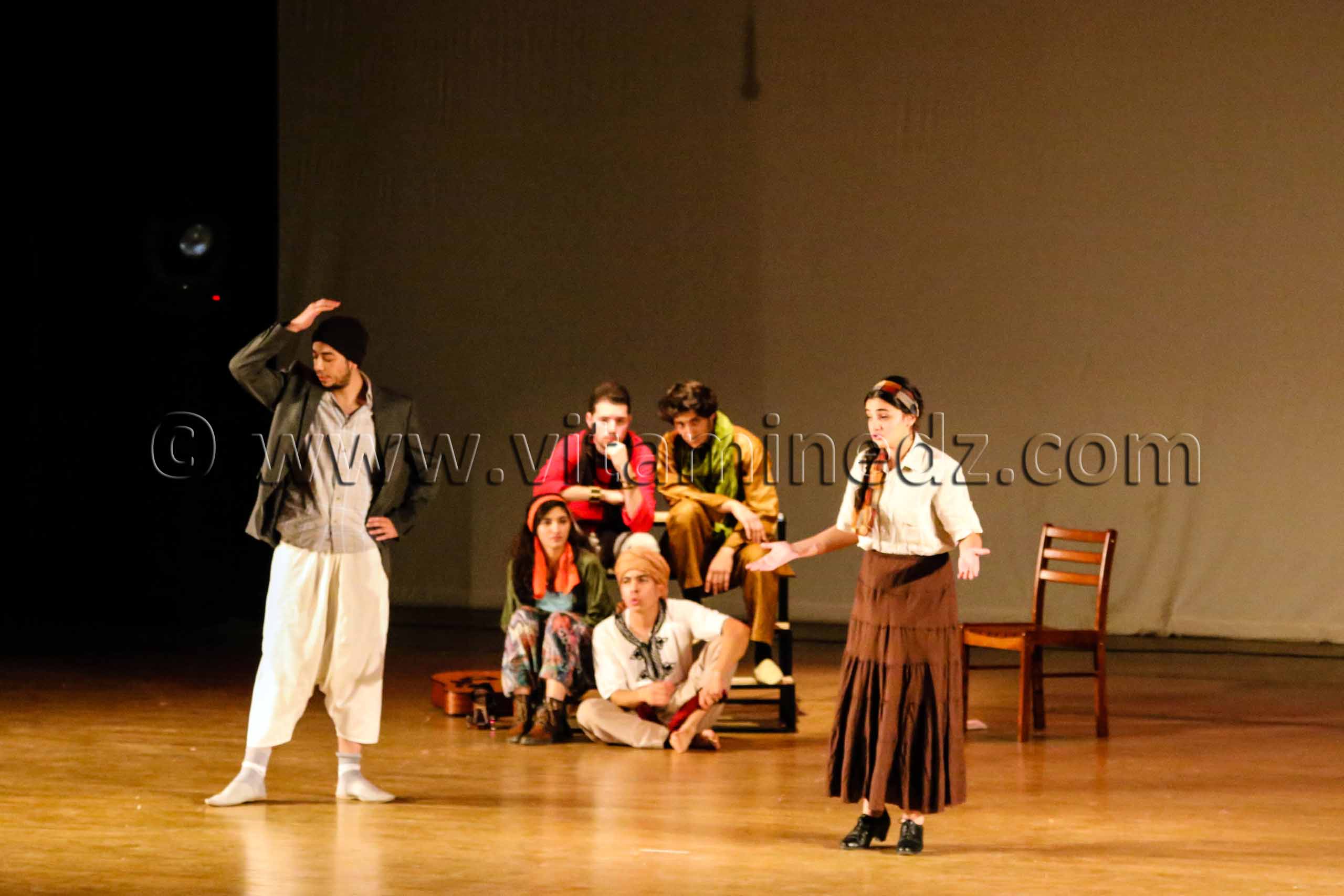 Tlemcen, association la grande maison  la représentation de la pièce de théâtre ''Un legs qui nous parle''