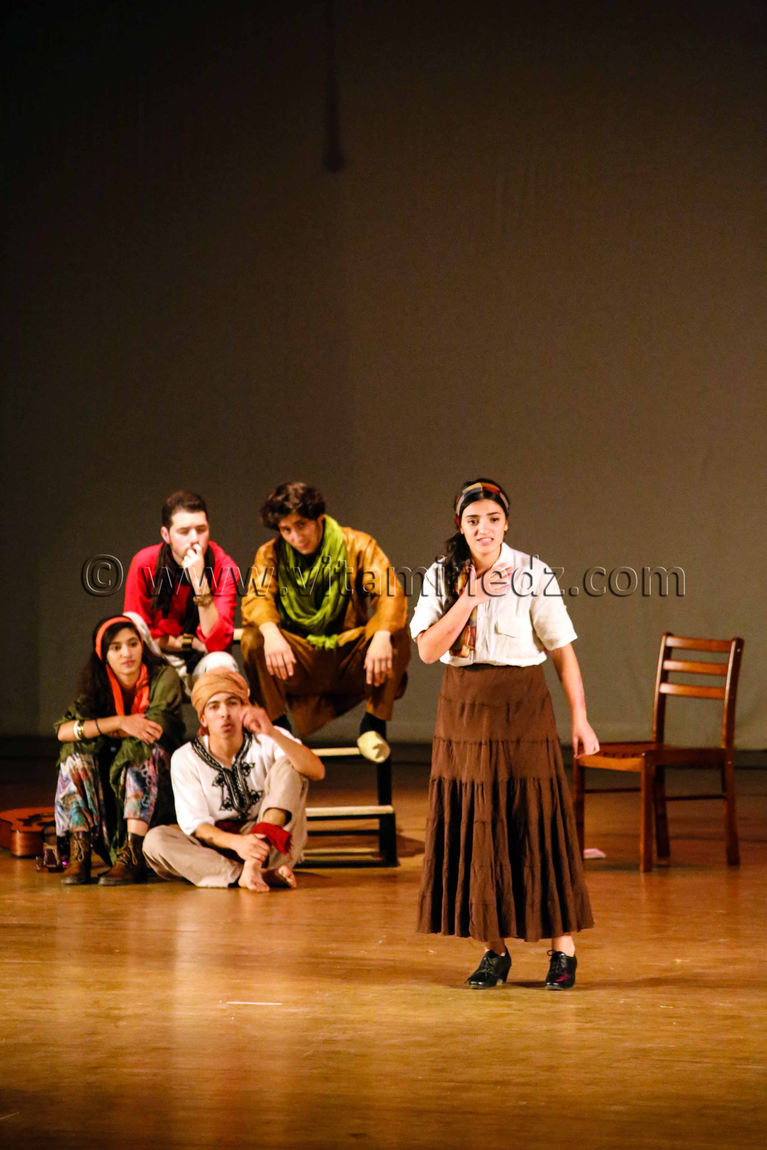 Tlemcen, association la grande maison  la représentation de la pièce de théâtre ''Un legs qui nous parle''