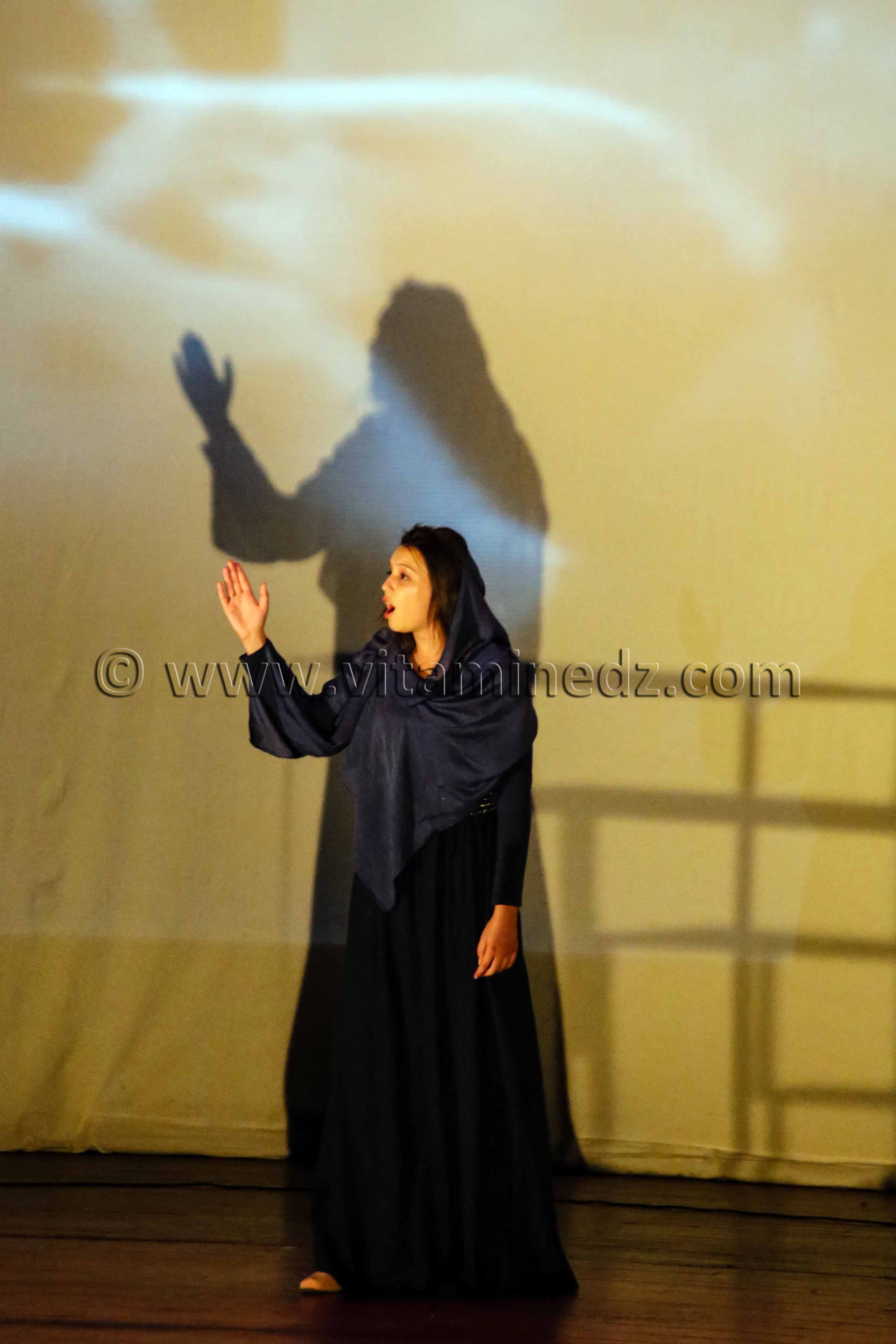 Tlemcen, association la grande maison  la représentation de la pièce de théâtre ''Un legs qui nous parle''