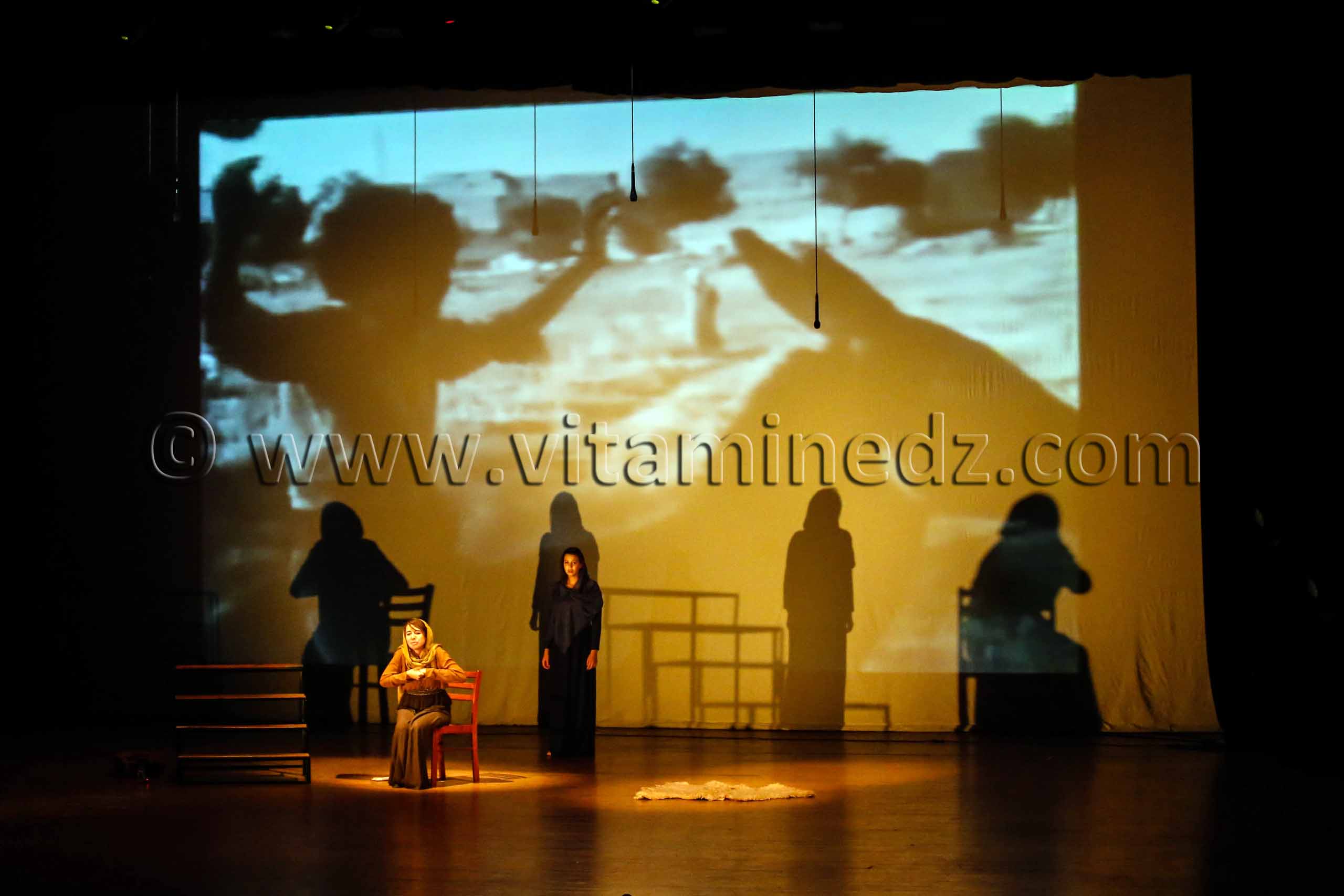 Tlemcen, association la grande maison  la représentation de la pièce de théâtre ''Un legs qui nous parle''