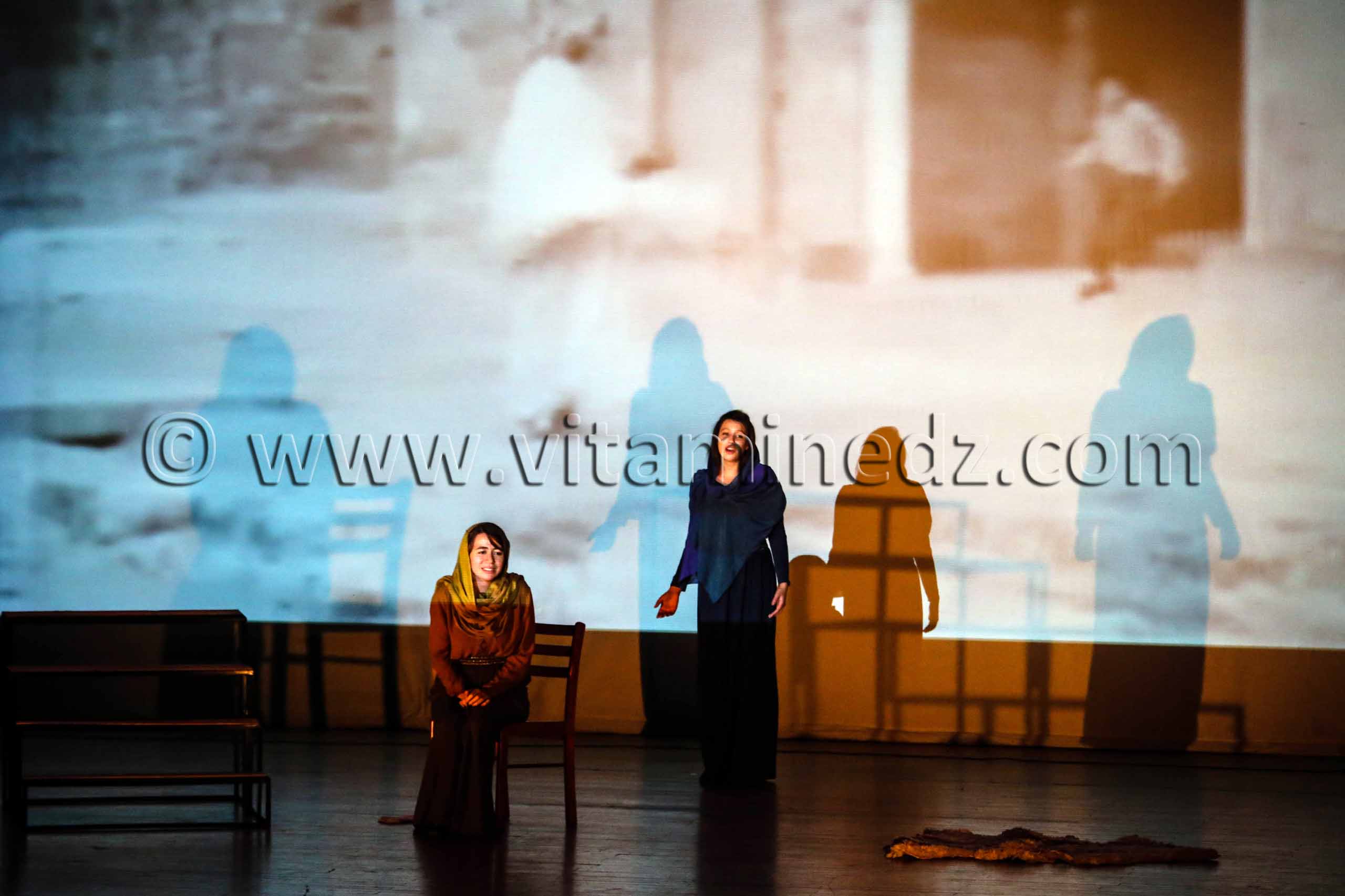 Tlemcen, association la grande maison  la représentation de la pièce de théâtre ''Un legs qui nous parle''