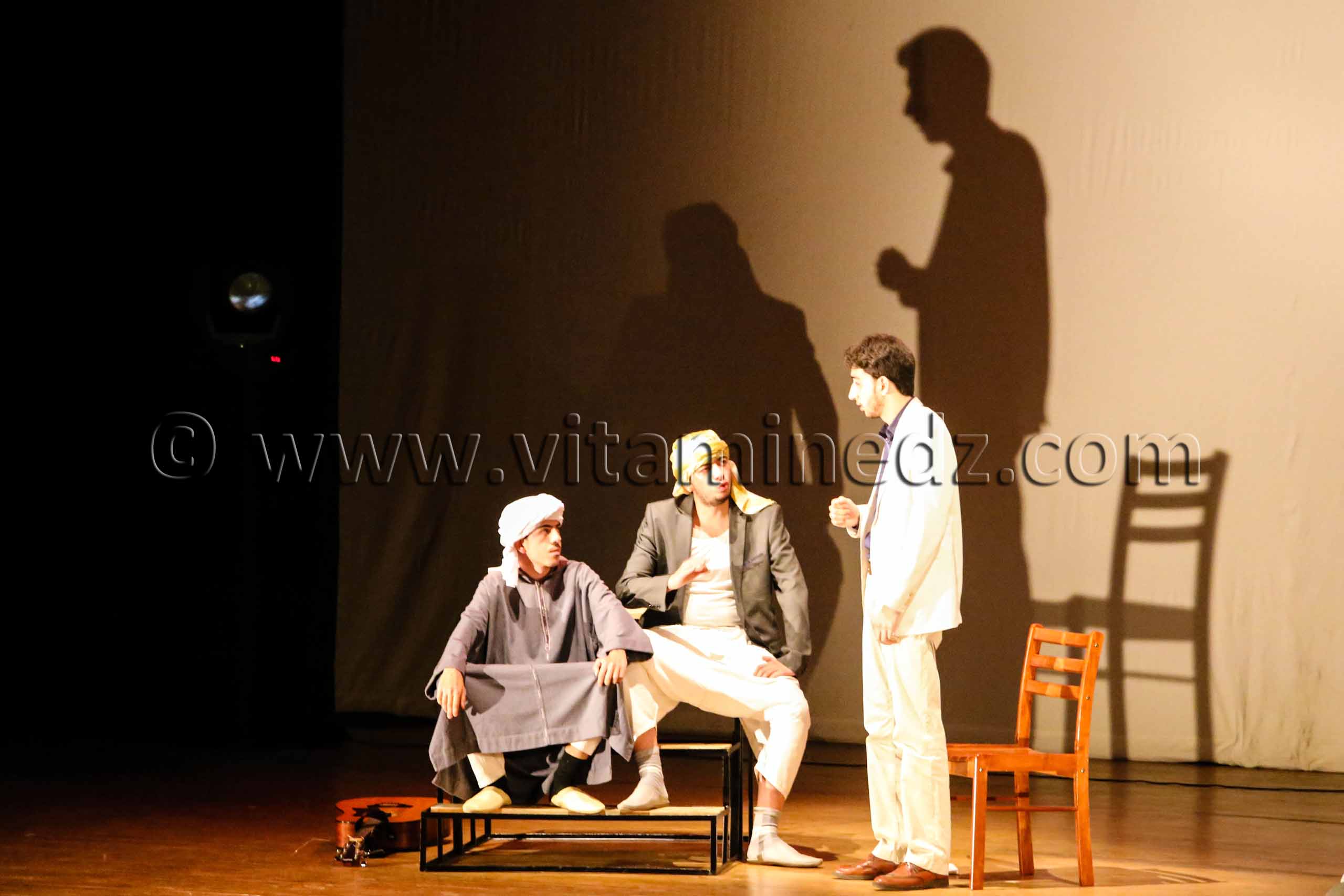 Tlemcen, association la grande maison  la représentation de la pièce de théâtre ''Un legs qui nous parle''