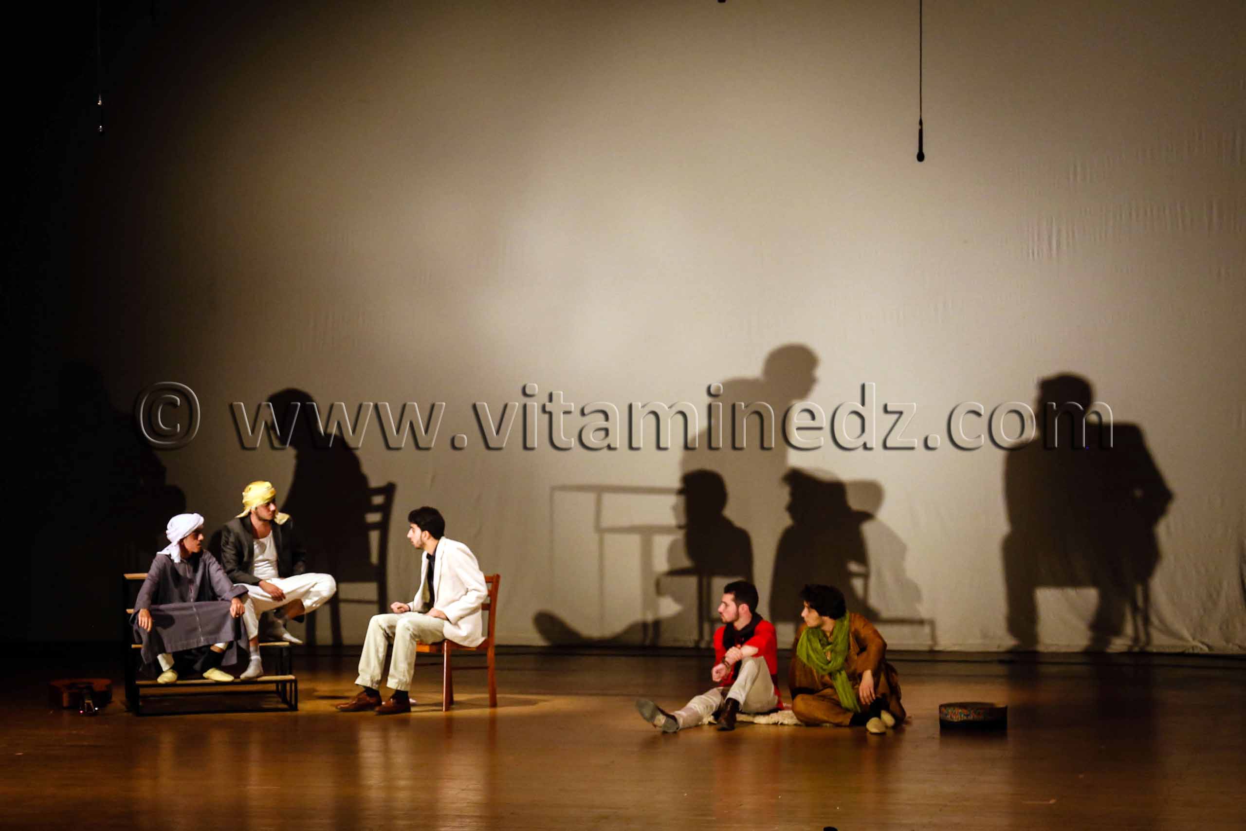 Tlemcen, association la grande maison  la représentation de la pièce de théâtre ''Un legs qui nous parle''