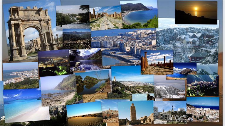 Algérie ; cinquième pays le plus beau du monde selon le nouveau classement 2012 du Fonds mondial de la nature et d'autres organisations environnementales.