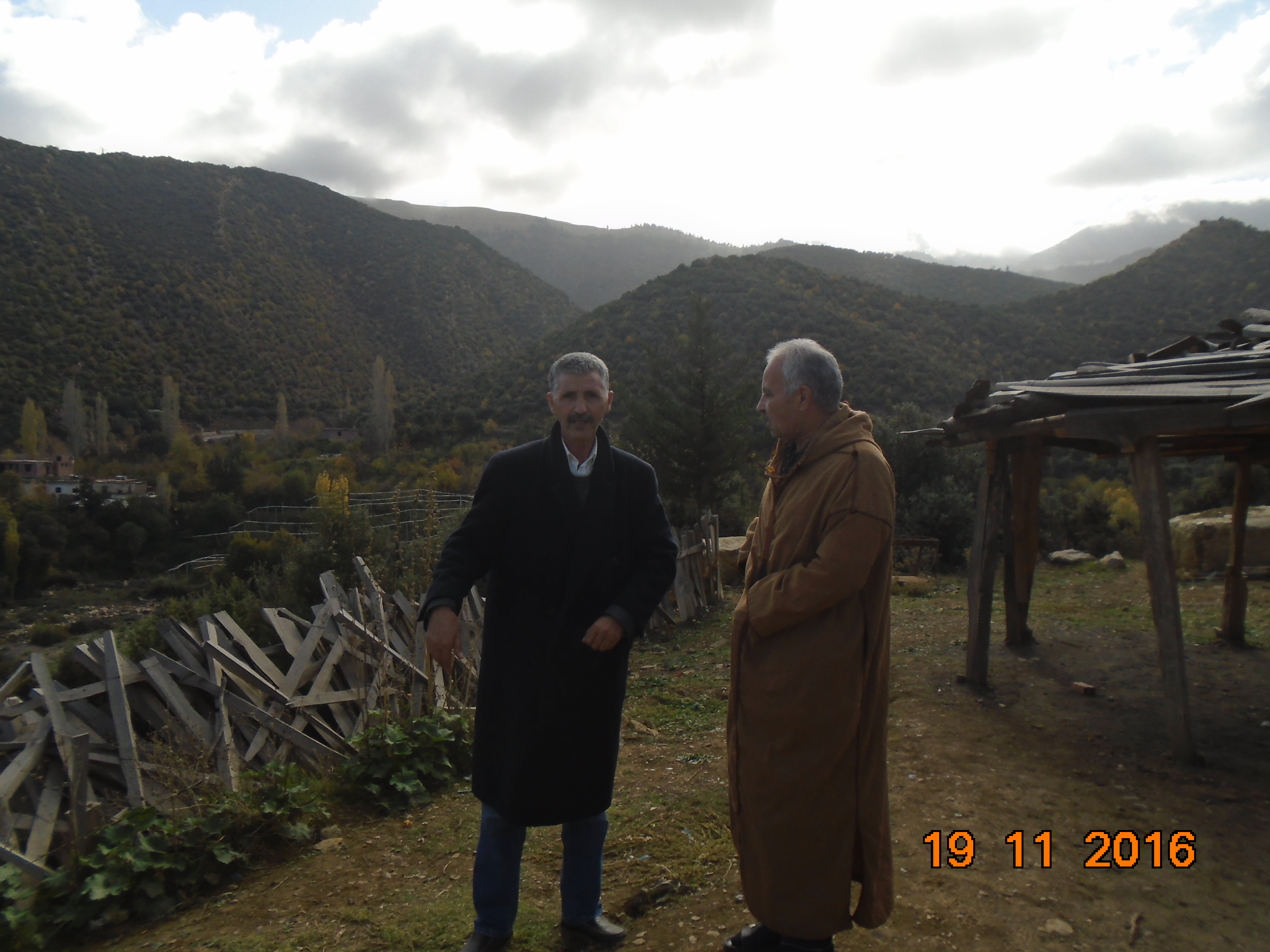 انا والسيد مسعود لكحل بمنطقة الكانطينة اليوم (2016/11/19)