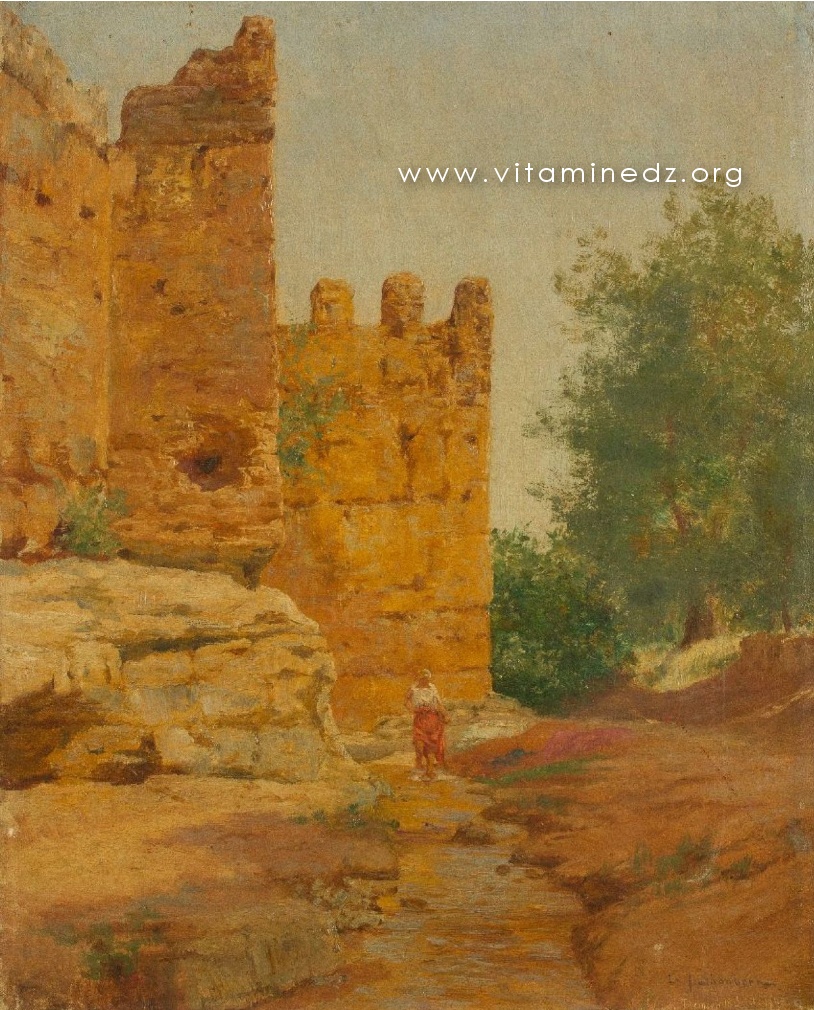 Oued Metchkana, Tlemcen, 1903 de JOHN LEWIS