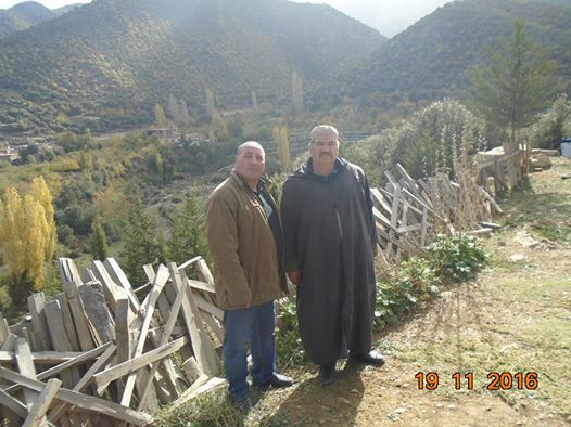 الشيخ الوردي لكحل وتلميذي السبتي لكحل هذا الصباح بالكانطينة