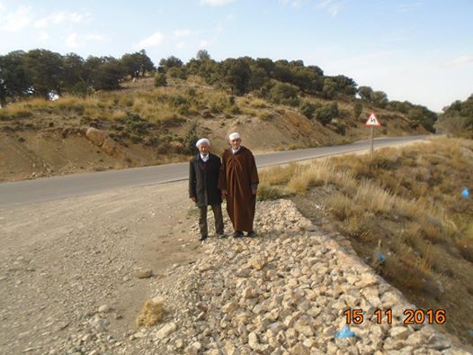 في اعالي جبال الاوراس الحاج مجيد زروالي وتاغريست سعيد في جولة لاريس