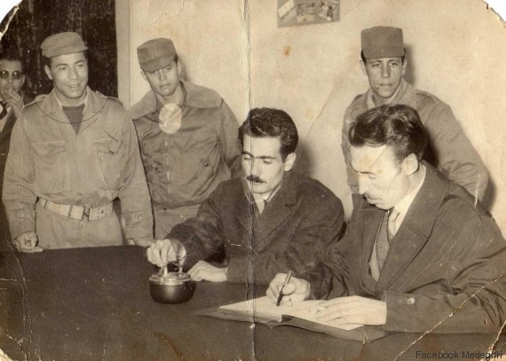 Medeghri avec le président Houari Boumedienne