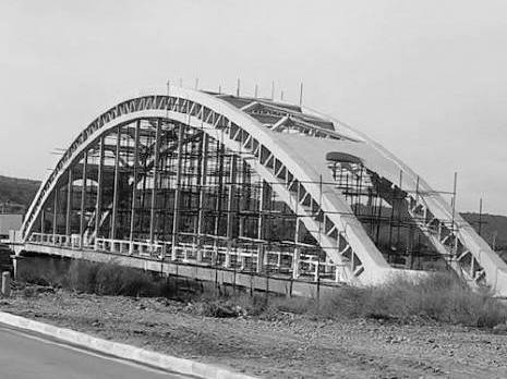 Achaacha (Mostaganem) -  Rénovation du pont Bow-string de Oued Kramis