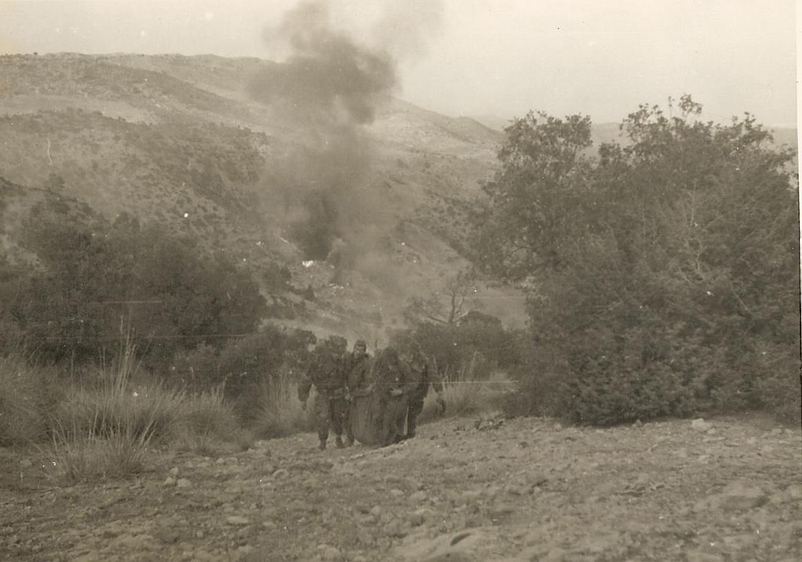 Dans le secteur de Chélia Remontée du corps du Lt Herry-Notre plus dure opération et le plus lourd tribut payé en Algérie 37 commandos au tapis