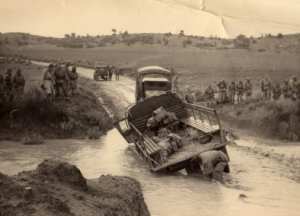 Oued en crue région des Aurès