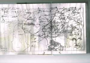 خريطة الولاية الاولى الاوراس النمامشة من 1957 الى1962