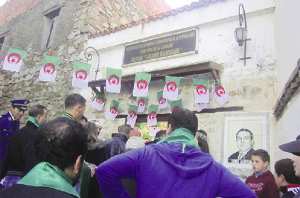 Larbaâ Nath Irathen (Tizi Ouzou) - COMMÉMORATION DU 59E ANNIVERSAIRE DE L’ASSASSINAT D’ABANE RAMDANE:  Cérémonie de recueillement à Azouza