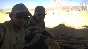 مقراني يزيد من  قايس الى تمنراست. هنا في ورشة العمل