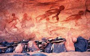 La cité de Séfar, dans le Tassili n'Ajjer (wilaya d'Illizi, située à 2400 km au Sud de la capitale Alger).