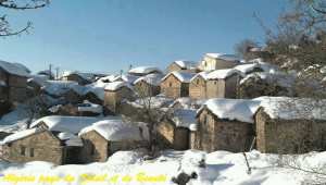 Village Aourir, sous la neige !
