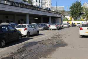 Parking Sofia Alger ... Un gros trou au milieu du parking