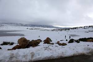 Tlemcen sous la neige : Barrage El Mefrouche