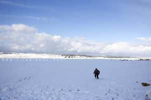 La neige à Tlemcen, Région d'El Mefrouche (Terny Beni Hdiel)