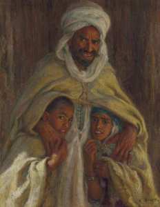 Étienne Dinet - Nasreddine Dinet  Sous le Burnous