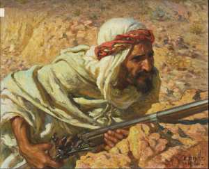 Étienne Dinet - Nasreddine Dinet  Le Gardien  1906