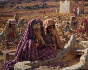 Le vendredi au cimetière par Etienne Dinet (1861-1929)