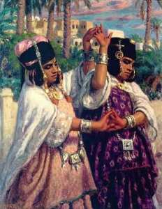 Étienne Dinet - Nasreddine Dinet  La Danse  BouSaâda - Algérie