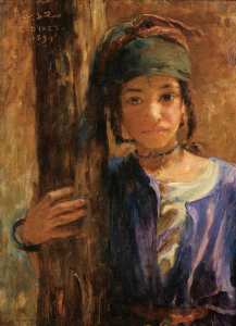 Portrait de Saadia 1894 part Nasreddine Dinet