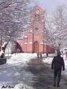 Médéa : Draa-Esmar - Village Lodi sous la neige.