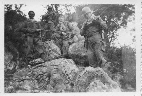 Le 4ème Régiment des Chasseurs d'Afrique en Algérie ddjebel chélia aurès