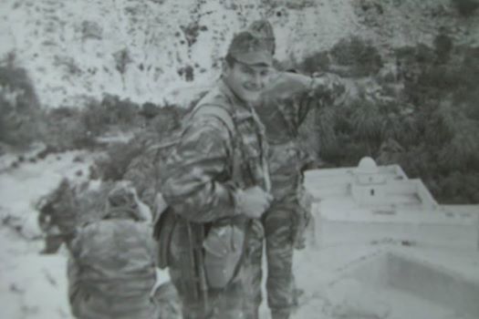 1960 - Ernest et le Capitaine Bouchet, gorges du Rouffi (Aures)