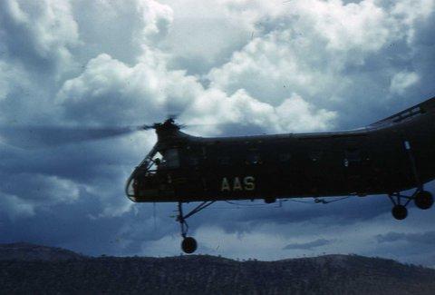 Banane - Hélicoptère d'héliportage