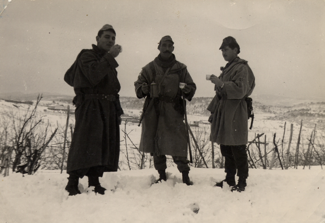COMMANDO de CHASSE L 134 -  Hiver dans les Aurès .