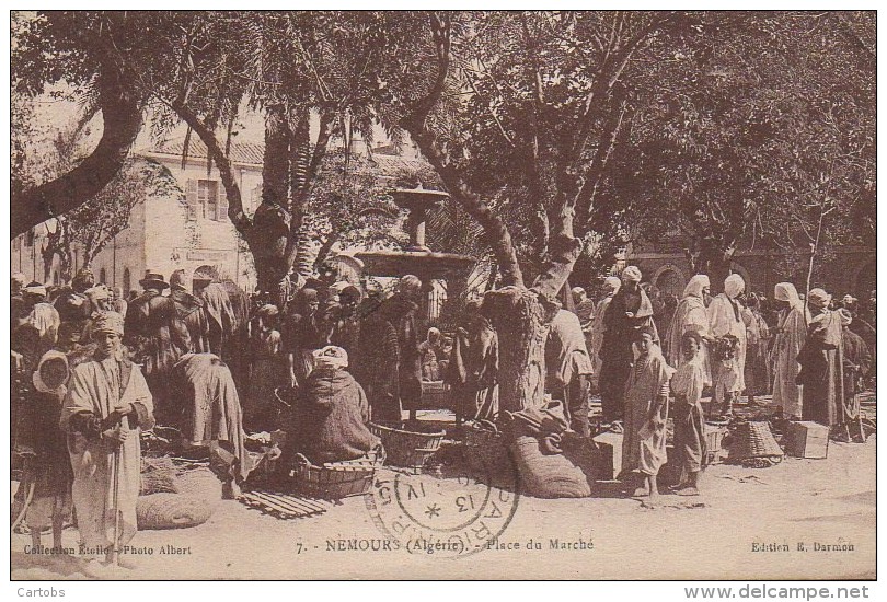 Algérie NEMOURS Place du marché