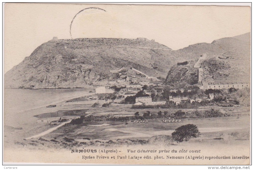 NEMOURS, DJEMAA EL GHAZAOUET,1917,ville portuaire