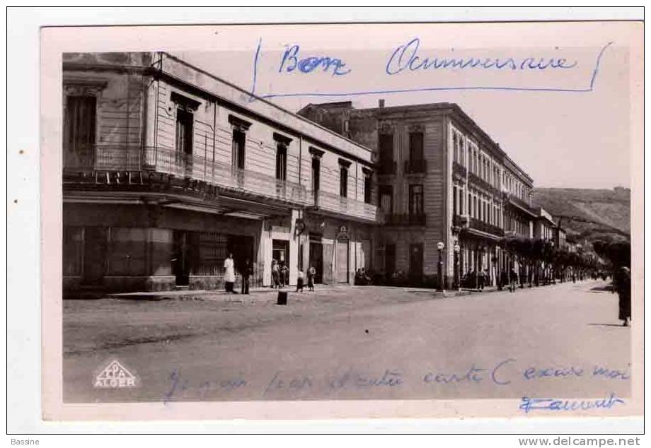 Ghazaouet ou Djemaa el Ghazaouet NEMOURS ENTREE DE LA VILLE 1958 PHARMACIE