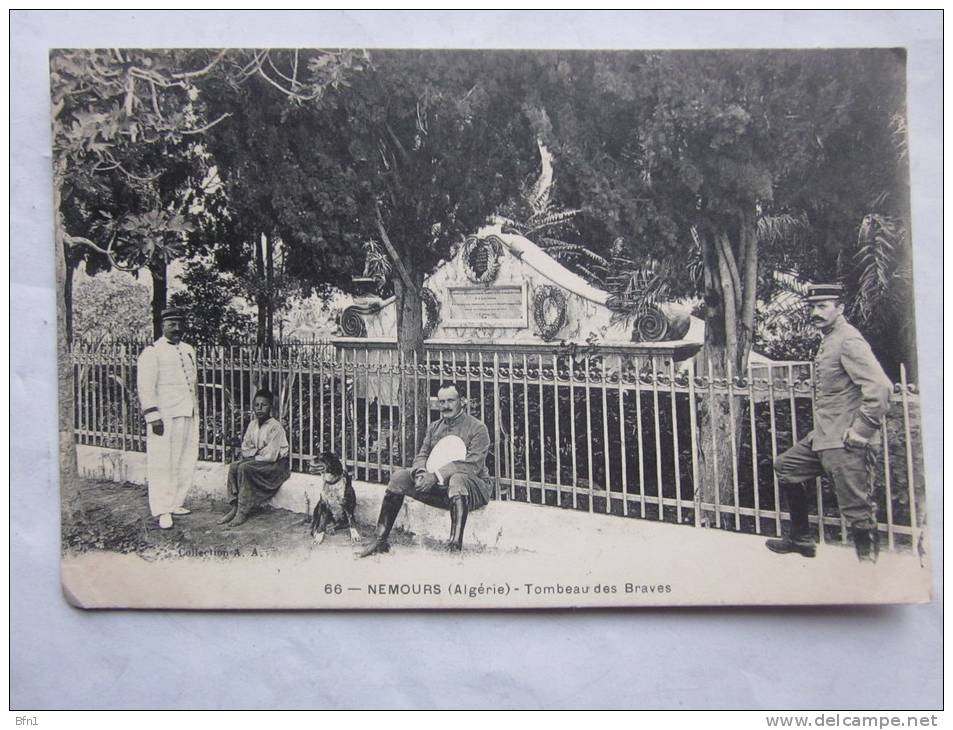 ALGERIE - 1916 - NEMOURS TOMBEAU DES BRAVES
