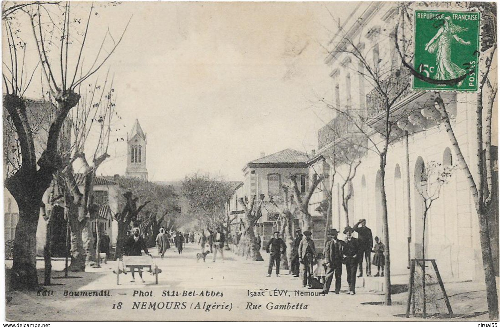 Algérie NEMOURS rue Gambetta