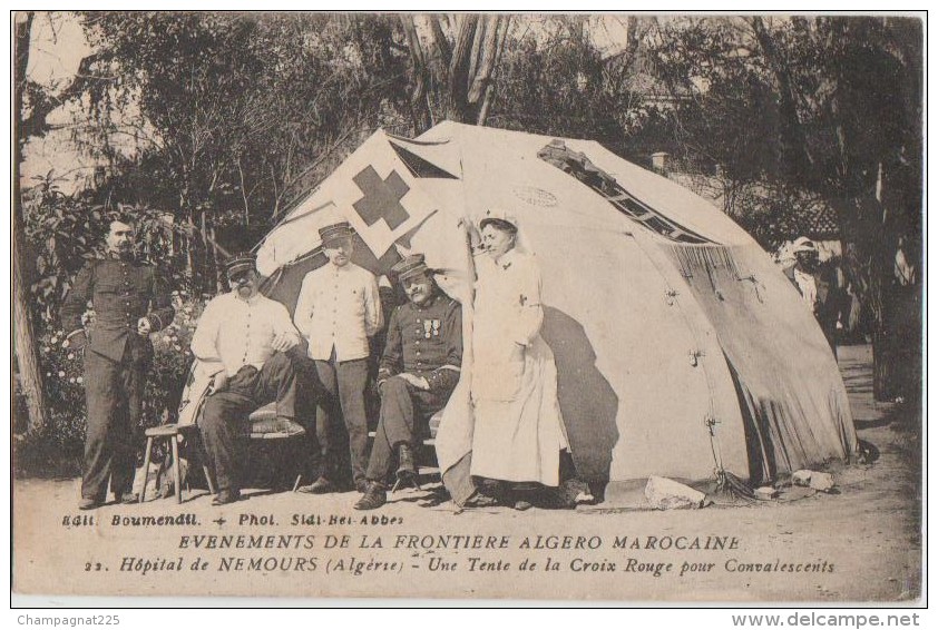 ALGERIE NEMOURS Hôpital Infirmière Croix Rouge