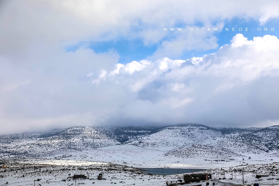 La neige à Tlemcen, Région d'El Mefrouche (Terny Beni Hdiel)