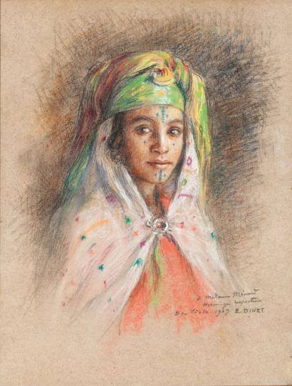 Étienne Dinet - Nasreddine Dinet Jeune fille de Bou-Saâda