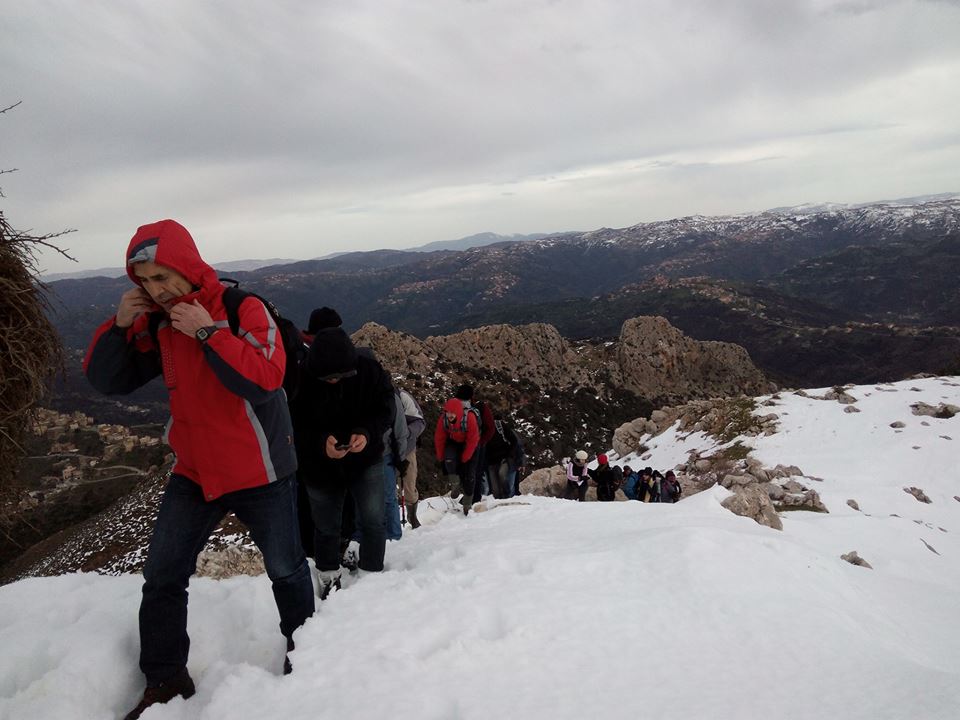 Randonnée du village Igersafen vers Djurdjura coté At Ouassif.